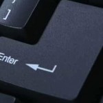 the enter key on the keyboard